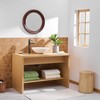 BWE Bathroom Sink Faucet Waterfall Vessel Sink Faucet Singe Hole