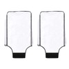 boogift 2 pcs Clear PVC Suitcase Cover Clear Waterproof Scratchproof