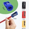 XUZOPIM Carpenter's Pencil Sharpener Colour Pencil Sharpener Carpenter's Pencil Sharpener