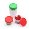 EONJOE 8 oz Small Freezer Containers with Lids Stackable Plastic