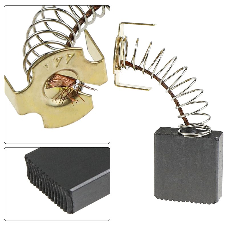 EMSea 2 Pairs of 17x17x7mm Carbon Brushes Compatible with Bosch