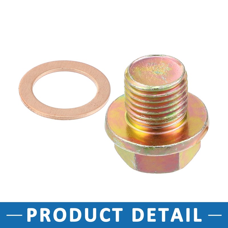 A ABSOPRO Magnetic Oil Drain Plug Bolt for Honda M14x1.5