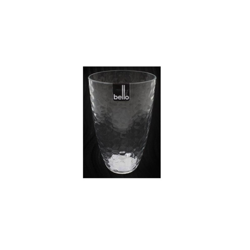 "Bello" Set of 4 Tall Clear Re-usable Plastic Tumbler Ideal