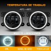 Focos Lupu 5x7 H4 Led Blanco Frío Para Auto/camioneta