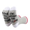 JTOUK Novelty Football Socks Please Do Not Disturb I’m Watching