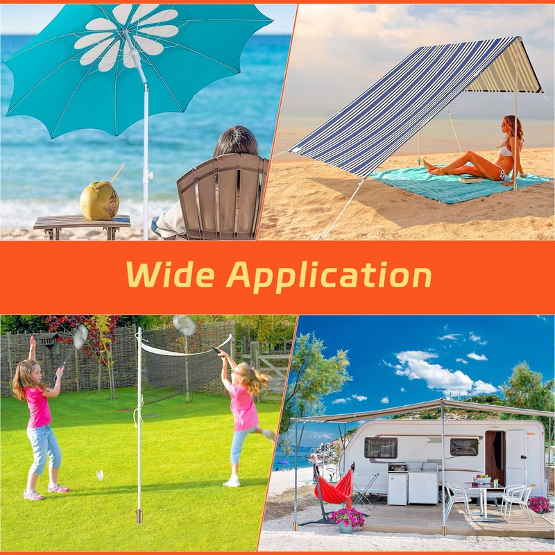 FactionGarden Beach Umbrella Sand Anchor, 2 Pack Heavy Duty Umbrella