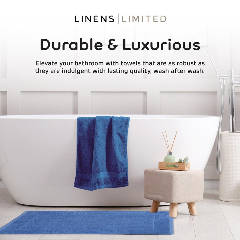 Linens Limited Turkish Cotton Bath Towels, Large Bath Sheet for