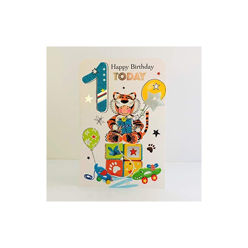 Boys 1st Birthday Card