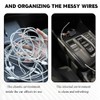 HQRNYP 4PCS Car Concealed Wire Cover, Car Cable Management, PVC