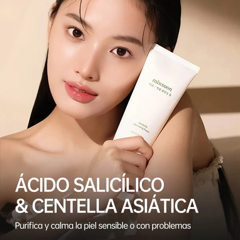 Mixsoon Espuma Limpiadora Centella Calmante Y Antiacné 150ml