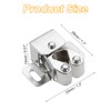 sourcing map 4Pcs Cabinet Latch Double Roller Catch, Lock Stop