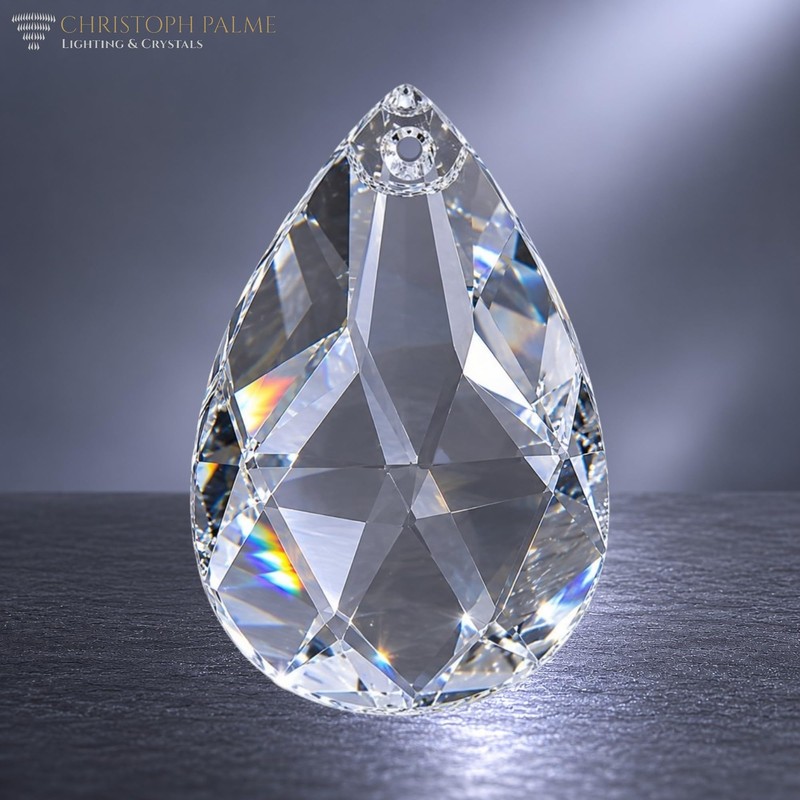 Beluga-II Crystal Suncatcher Set for Hanging, 2 Crystal Pendulums with