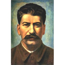 Portrait of Joseph Stalin (Iosif Vissarionovich Dzhugashvili) by Pavel Filonov