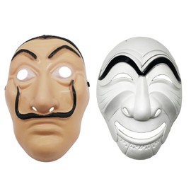 Formemory Halloween Cosplay Mask, 2 Masks, Costume, Accessories, Halloween, Christmas, Events, Parties, Festivals, Cultural Festivals, School Festivals