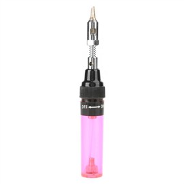 Cordless Butane Gas Blow Torch Soldering Iron Gun Welding Pen Tool 1300℃ (Red)