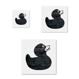 Rubber Duck Bath Bubbles Quack, quality mylar stencil pack in 3 sizes, reusable for crafts and diy projects CCSTE-27295