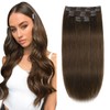 XDhair Clip in Hair Extensions Human Hair 120g 20 Inch