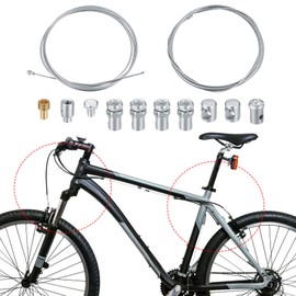 QOOSIKICC Universal Cable Repair Kit, Universal Motorcycle Emergency Throttle Cable Repair Kit, Motorcycle Clutch Throttle Cables Brake Repair Kit with Fixing Screws Universal Parts