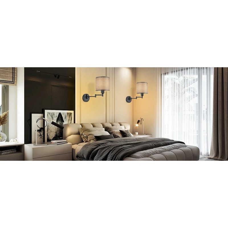GOODATE Battery Operated Wall Sconce with Remote Control, 15 Colors
