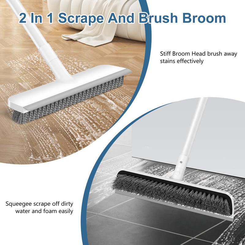 SetSail Floor Scrub Brush with 48-Inch Long Adjustable Handle 2