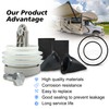 Fits for Dometic Sealand 385230980 Pump Bellow Kit, 385310076 Duckbill