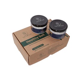 Salicornia White Salt (14.10 Oz/400g); Low Sodium Salt Substitute, Salicornia/Samphire Plant Based; Vegan, Mineral Salt, 100% Natural, No Additives