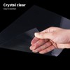 Art3d 5-Pack of 8×10" PET/Plexiglass Sheets, Transparent Clear Flexible Plastic