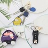 12pcs Round Spring Snap Hooks Swivel Ring Carabiner Clips Eyelet