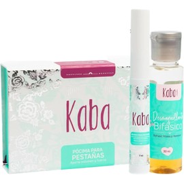 Kaba Serum Pestañas Tratamiento para Crecimiento de Pestañas con Pantenol y Biotina - Lash Serum Para Pestañas y Cejas más Fuertes, Voluminosas y Largas - Suero de Pestañas desde la Raíz