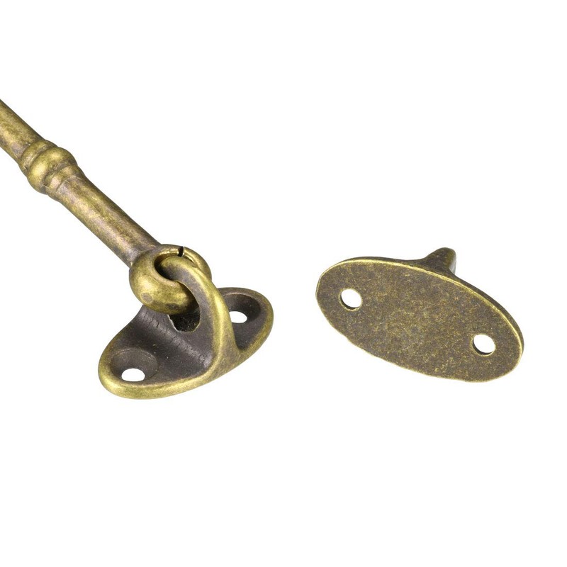 sourcing map 1 x 4.1 inch cabin hook eyelet latch