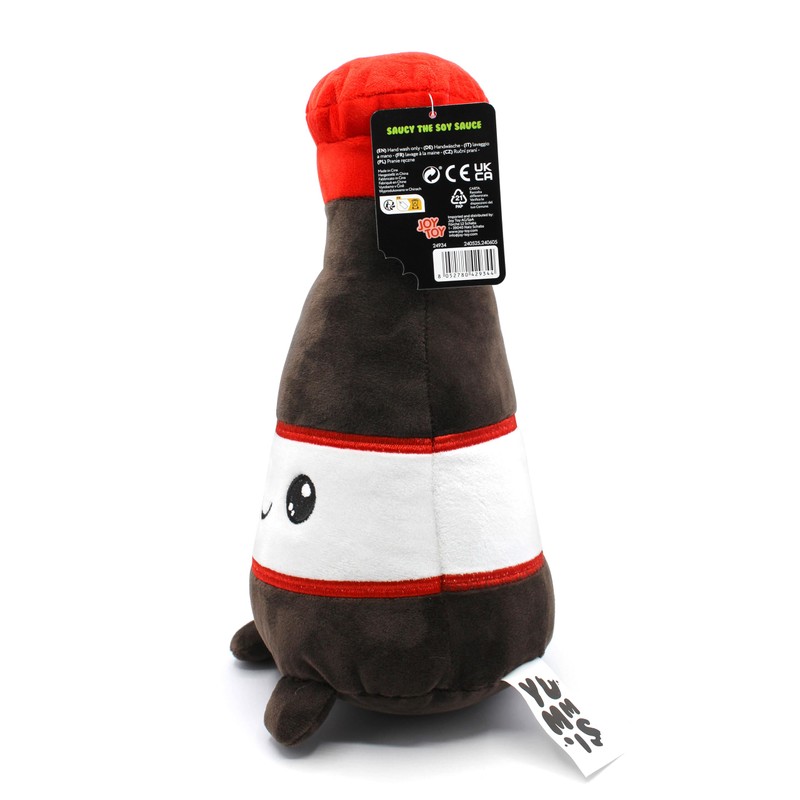 Plushi Soya Sauce Bottle Cuddly Soft Plush 14 x 14