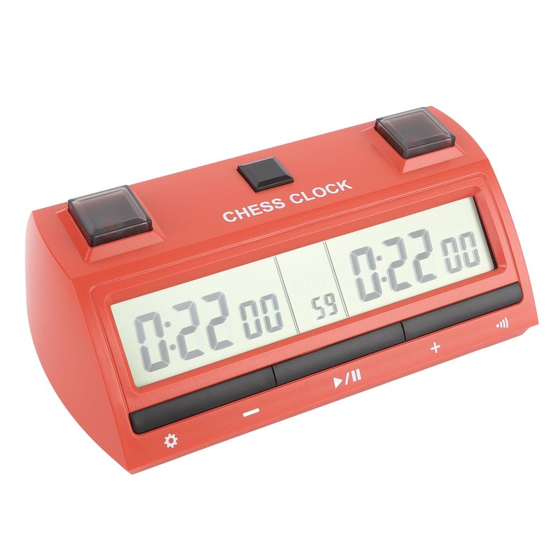 Professional Digital Chess Clock Timer Portable Tournament Large Screen Game