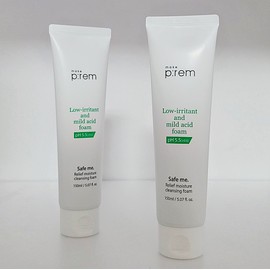 MakePrem (1+1) Make Prem Safe Me Relief Moisture Cleansing Foam Double Plan (150ml+150ml) / (1+1) 메이크프렘 세이프미 릴리프 모이스처 클렌징폼 더블기획 (150ml+150ml)