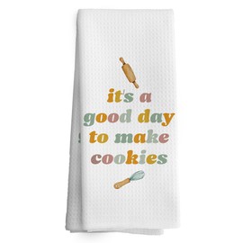 TAEDIN Tea Towels for Baking, Baking Gifts Kitchen Towels, Cooking Gifts for Women Dish Towels Dishcloth 16x24 Inches, Gifts for Cooks Cookie Lovers Bakers Decorative Absorbent Hand Towels Decor