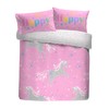 Bedlam Kids Unicorn Glow In The Dark Print Reversible Duvet