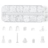 Hudinsun 12 Styles 450 Pcs Silicone Earring Backs for Studs,
