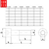 10 Stück M8x50 mm DIN 912 Zylinderschrauben Innensechskant Vollgewinde Stahl