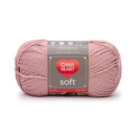 Red Heart Soft Rose Blush Yarn - 3 Pack of 141g/5oz - Acrylic - 4 Medium (Worsted) - 256 Yards - Knitting/Crochet