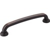 Jeffrey Alexander 527-128DBAC Bremen Gavel Pull, Brushed Oil Rubbed Bronze