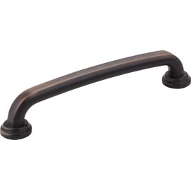 Jeffrey Alexander 527-128DBAC Bremen Gavel Pull, Brushed Oil Rubbed Bronze