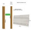 Z Clamps for Hanging French Rail Picture Hanger Hardware Kit
