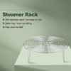 Steaming Rack,Stainless Steel Circular Steamer Stand Fast Steaming Boiling Pot