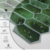 MOONFUN Long Hexagon Peel and Stick Tiles Backsplash,10 Sheets 3D