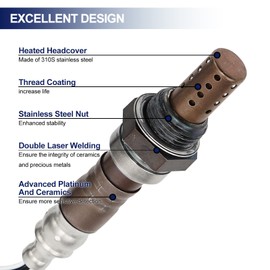 O2 Oxygen Sensor 234-4800 Replacement for 2003 2004 Toyota Corolla 2003-2006 Matrix Pontiac Vibe 1.8L V4 - O2 Sensors Upstream 1PC