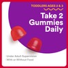 SmartyPants Organic Toddler Multivitamin Gummies: Probiotics, Omega 3 (ALA), Vitamin