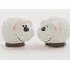 Pair of Sheep Salt & Pepper Shakers - Fun Ceramic