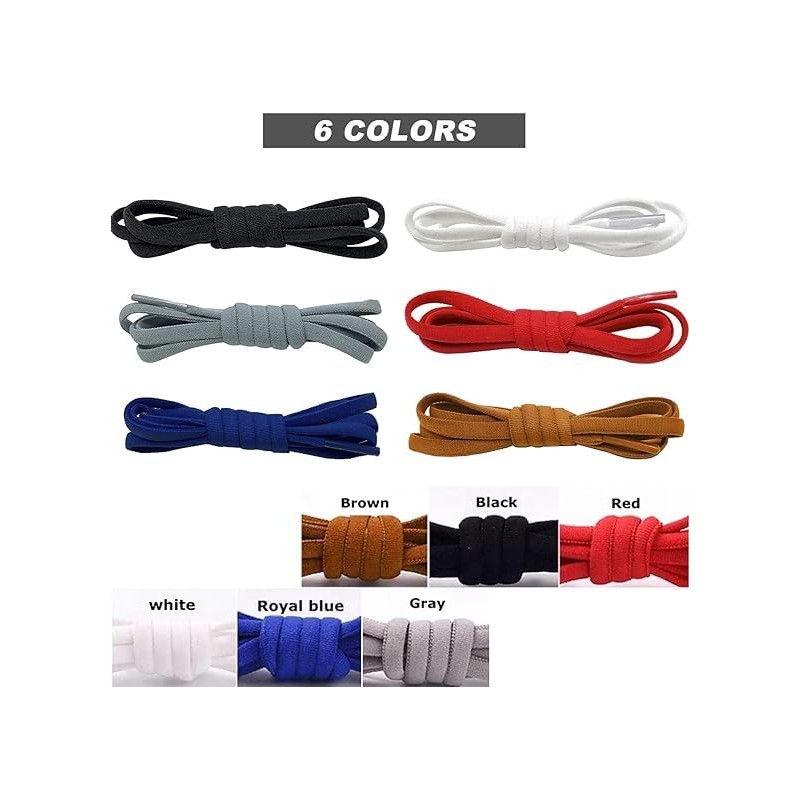 [BetterJonny] 8 Pairs No Tie Shoelaces, Easy to Put on