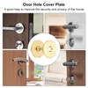 sourcing map Door Hole Cover Plate, 2" Dia Deadbolt Cover