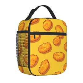 VANZEV Lunch Box for Women Men, Chicken Nugget Food Insulated Lunch Box Reusable Portable Lunch Bag Cooler Tote Waterproof Lunch Container for Office Picnic Work Travel Hiking