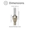 AlveyTech Blue LED Firefly Valve Stem Light Set - for